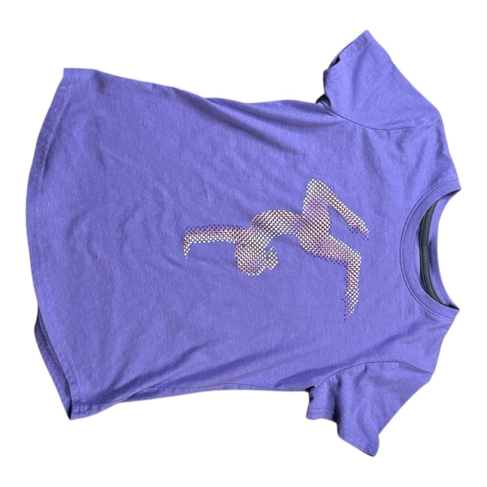 Xersion Kids Purple Gymnastics Tee